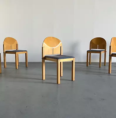 1 Of 6 Postmodern Stackable Dining Chairs By Arno Votteler Bisterfeld And Weiss • $240