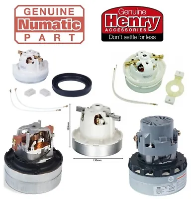 Genuine Numatic Vacuum Cleaner Motors Henry James George WVD WV Charles By Pass • £59.99