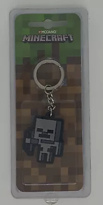 Key Chain - Minecraft - Skeleton Sprite - Rubber PVC J8318 • $5