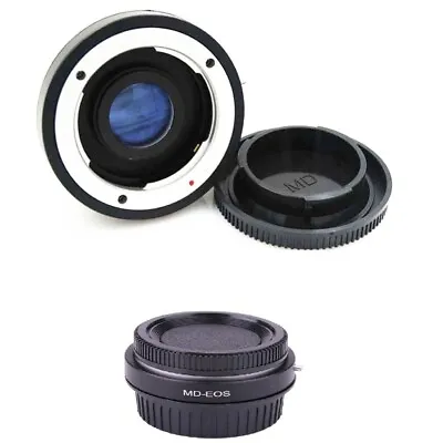 MD-EOS Lens Mount Glass Adapter For Minolta MD MC Lens To For Canon EOS EF • $18.87