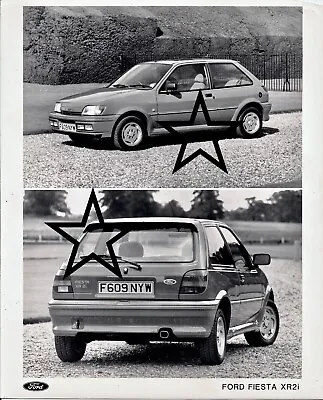 1989 Ford Fiesta XR2i Mk 3 Original Vintage Twin Press Photo Brochure F609 NYW • £6.99