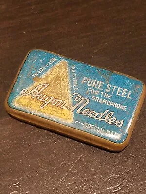 Gramophone Phonograph Needle Tin Nadeldose Augon Japanese • $16