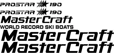 MasterCraft Prostar 190 Full Set #1 • $64.95