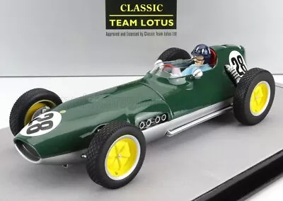Tecnomodel Lotus F1 16 N 28 British GP Aintree With Pilot Figure 1959 Gra - 1:18 • £179.13