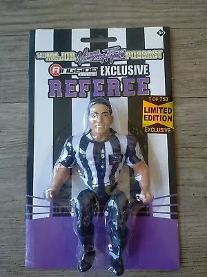 Referee The Major Wrestling Figure Podcast Ringside Exclusive Figure • $35