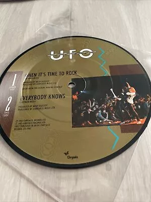 UFO ‎Picture Disc When It's Time To Rock Chrysalis CHS P 2672 Vinyl 7  • $6.30