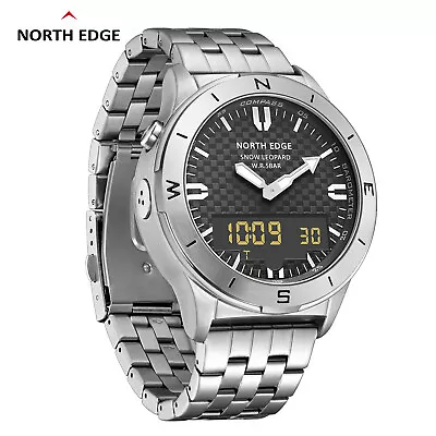 Dive Waterproof 50M Compass Watch Men's Sports Digital Watches Altimeter Alarm • $86.99