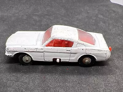 Matchbox Lesney Vintage Ford Mustang No 8 White - Red Interior Front Steering • $23.50