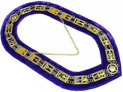 Masonic Regalia Cryptic Mason Royal & Select Master Collar PURPLE DMR-800GP • $34.99