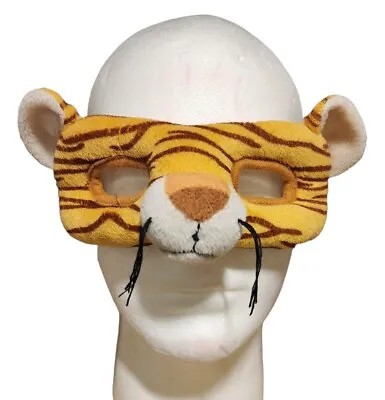 $7.03 • Buy Tiger Mask Face Costume Halloween Theater Play Pretend Plush Eyes Nose Mouth 