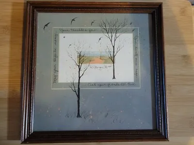 1989 D. Morgan Signed Framed Print   May Your Days Be Many  • $25