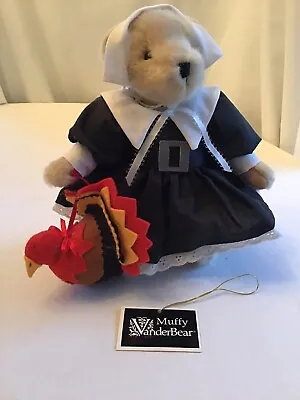 Muffy Vanderbear  Thanksgiving Pilgrim & Turkey • $20