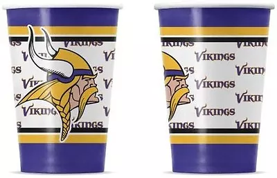 NFL Minnesota Vikings (Pack Of 40) Paper Cups NEW • $11.99