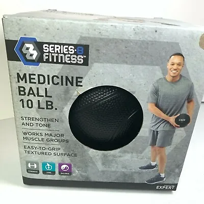 10 Lbs Medicine Ball Series 8 Fitness Weight Exercise Rubber Grip Ball NEW  • $24.95