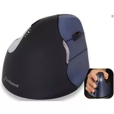 Evoluent VerticalMouse 4 VM4RW Wireless Mouse Right Hand Only [VM4RW] • $217.10