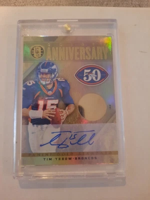 $225 • Buy Tim Tebow Auto 14k Gold Standard 5/10