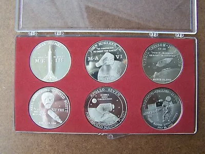 6 Commemorative Coins Project Gemini Mercury Apollo 1962-65-66-68-69 Free Ship. • $30