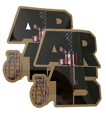 AR15 Stickers Gun Decals Remington Stickers M&P Decal Sig Sauer Ruger Colt Uzi 8 • $4.99