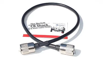 RG8X Patch Lead 50cm Mini8 50 Ohm Coaxial Low Loss 0.5m Jumper Lead • £6.49