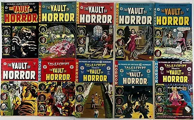 Vault Of Horror #1-6 COMPLETE RUN + MORE 1990 Lot Of 15 Reprints HIGH GRADE NM-M • $164