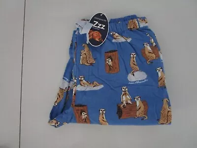 Peter Alexander Men's Meerkat Long Flannelette Pyjama / Lounge Pant  Size XL • $45