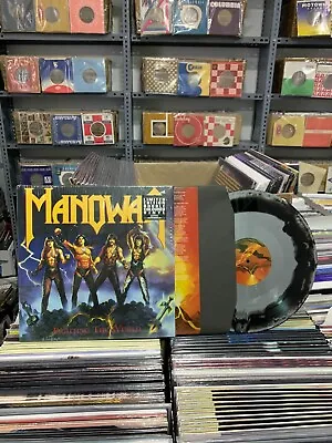 Manowar LP Fighting The World Multi Coloured Vinyle Scellé • $55.80