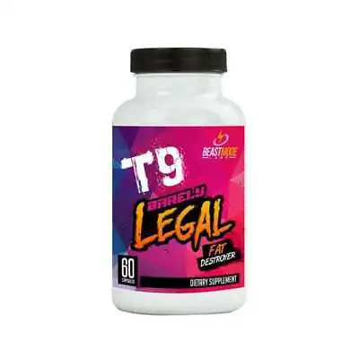 BM LABS T9 BL Stimulant Fat Burner 60 Caps Strong Fat Burner Pills T6 T5 T3  • £24.99