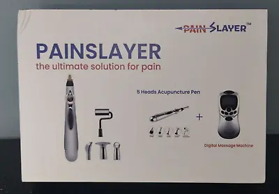 Painslayer Acupuncture Pen Kit 5 In 1 Electronic Acupressure Massage Pen - Used • $12.76