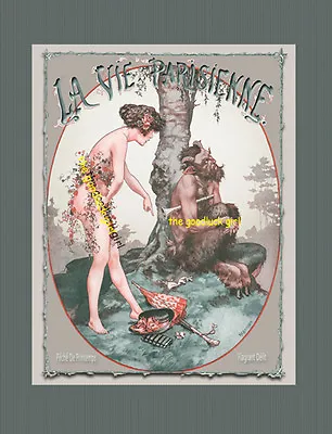 5x7 SCOLDING THE CENTAUR Vintage La Vie Parisienne Herouard Art Print • $7.99