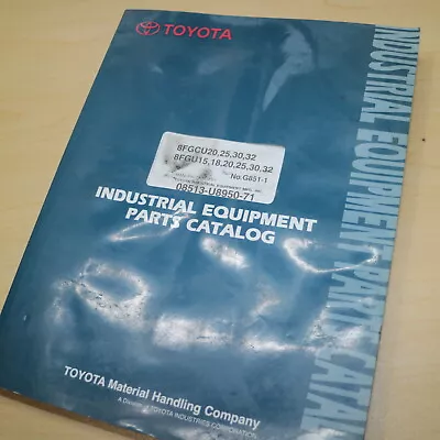 $80 • Buy TOYOTA 8FGCU 8FGU 15 18 20 25 30 32 Forklift Parts Manual Book Series Catalog 
