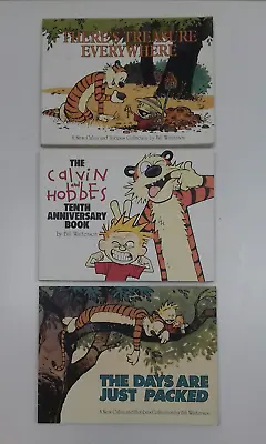 £15 • Buy Calvin And Hobbes 3 Volumes
