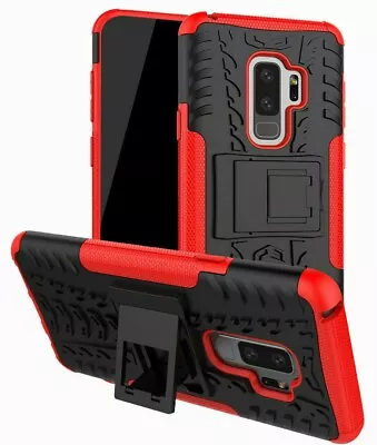For Samsung Galaxy S9+ Red Heavy Duty Strong Rugged Durable Case Cover • $15