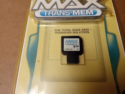 1 GB Datel Max Trans Mem Memory Card For Nintendo Wii SD & USB • $11.95