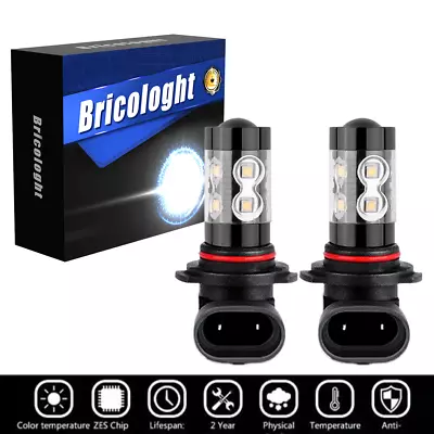 LED Fog Light Bulb 9145 High Power 200W Lamps 6000K White Foglight Bulbs DRL Kit • $9.72