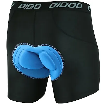 Didoo Mens Cycling Shorts Padded 3D MTB Breathable Bicycle Summer Sports Pant • £12.95