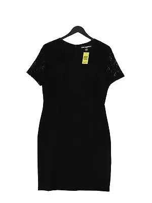 KARL LAGERFELD Women's Midi Dress UK 8 Black Polyester • £24.75