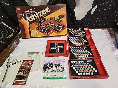 1986 Milton Bradley Casino Yahtzee The HighRolling Dice Game - Incomplete • $31.99