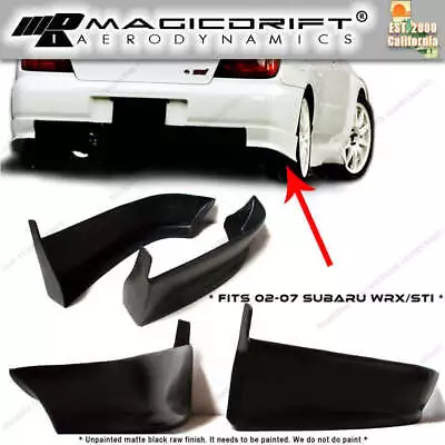 For 02-03 Impreza WRX / STI Sedan OE Style Rear Bumper Lip Splash Mud Guard PU • $69.88