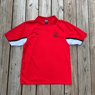 Y2k Nike Manchester United Polo Red • $25