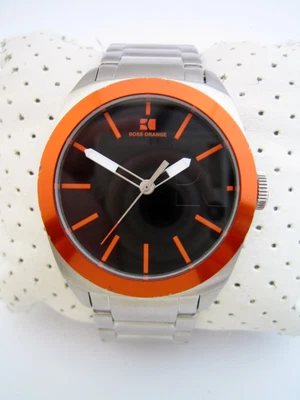 £29.99 • Buy Hugo Boss Orange Watch Mens Hb.185.1.27.2524 Stainless Steel Bracelet Genuine