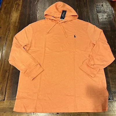 Polo Ralph Lauren Big Tall Orange T Shirt Hoodie  • $69.99