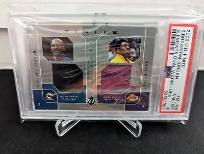 2002 UpperDeck Kobe Bryant/Michael Jordan Finite Elements Warm-Ups PSA 8 Lakers • $749.99