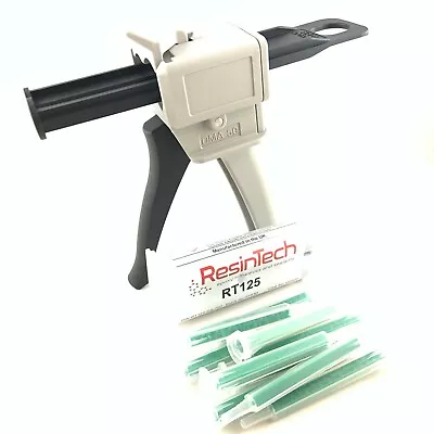 Motorsport Epoxy Starter Kit- Resintech RT125 10x Mixing Nozzle Applicator Gun • $96.45