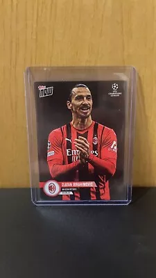 Zlatan Ibrahimovic Topps Now UEFA Champions League 2022/2023 An Icon Retires • £3