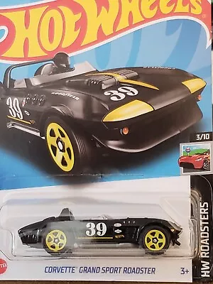 Hot Wheels 2023 Corvette Grand Sport Roadster #014 Black  • $1.19