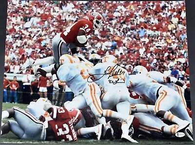 HERSCHEL WALKER AUTOGRAPHED GEORGIA BULLDOGS 16x20 PHOTO W/ 82 HEISMAN • $249