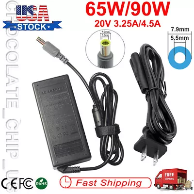 65/90W AC Adapter Charger For Lenovo Thinkpad X100e X120e X121e X130e X131e X200 • $9.99