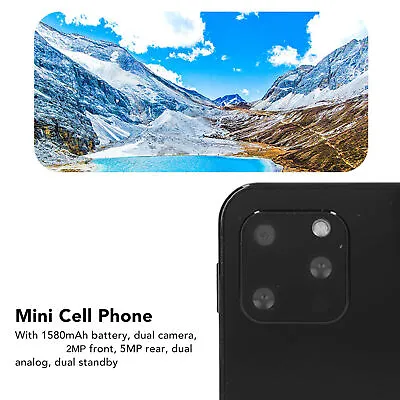 Mini Smartphone Quad Core WiFi Dual SIM Cell Phone Backup Multifunction For • $57.99