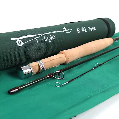 Maxcatch V-Light Fly Rod 1/2/3WT 6'/6'6 /7'/7'6  Fly Fishing Rod Small Streamer • $53.75