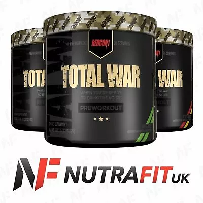 £29.99 • Buy REDCON1 TOTAL WAR Pre Workout Stim Pump Energy Focus Caffeine Nitric Oxide